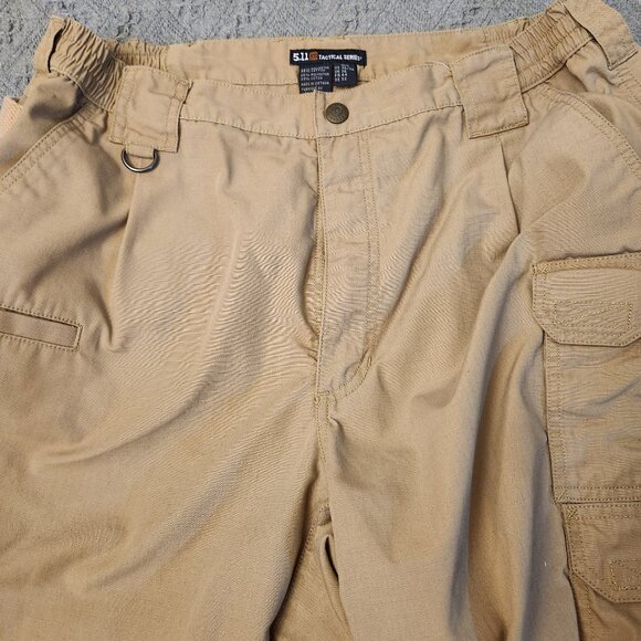 5.11 Tactical Khaki Pants – Size 36x36, Poly-Cotton Blend, Excellent Pre-Owned - Picture 1 of 16